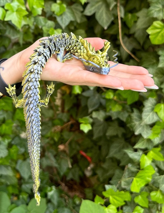 SMOK Przegubowy Figurka Flexi Dragon Druk 3D