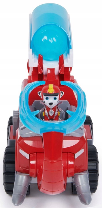 PSI PATROL POJAZD Z DŻUNGLI JUNGLE MARSHALL + FIGURKA CZERWONA DELUXE