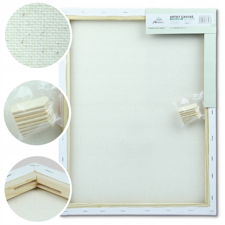 Płótno Malarskie Do Malowania 40x50 cm Podobrazia Phoenix Podobrazie