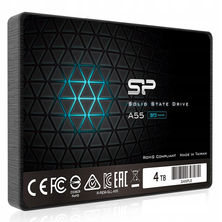 Dysk SSD SP Silicon Power 4TB A55 SLC SATA III 2,5" wewnętrzny dysk SSD