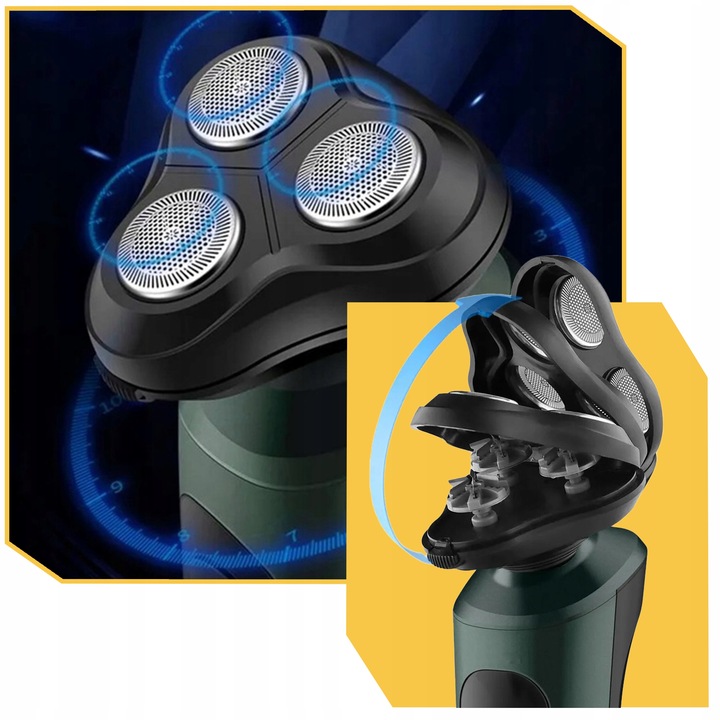 GOLARKA MĘSKA MASZYNKA TRYMER 4W BRODY WŁOSÓW BEZPRZEWODOWA DO GOLENIA