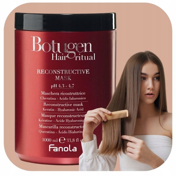 FANOLA BOTUGEN BOTOLIFE Rekonstruująca Odżywiająca Włosy Zniszczone 1000ml