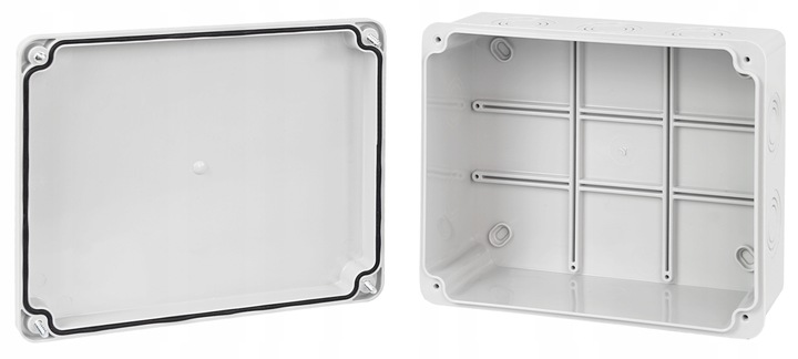 PUSZKA HERMETYCZNA NATYNKOWA ABS IP65 190X150X80 SKRZYNKA OBUDOWA