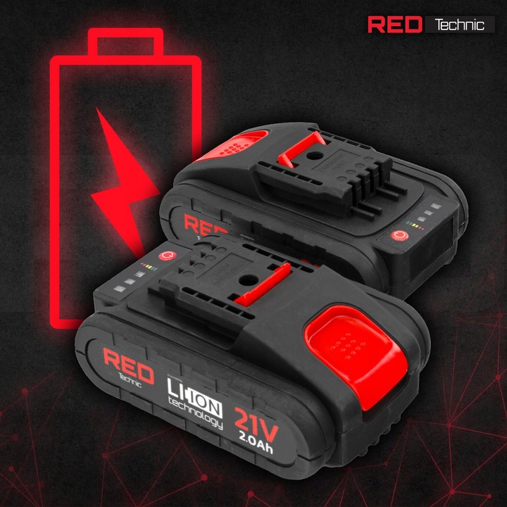 WIERTARKO WKRĘTARKA AKUMULATOROWA 21V MOCNA WKRĘTAK ZAKRĘTARKA 2xAKU