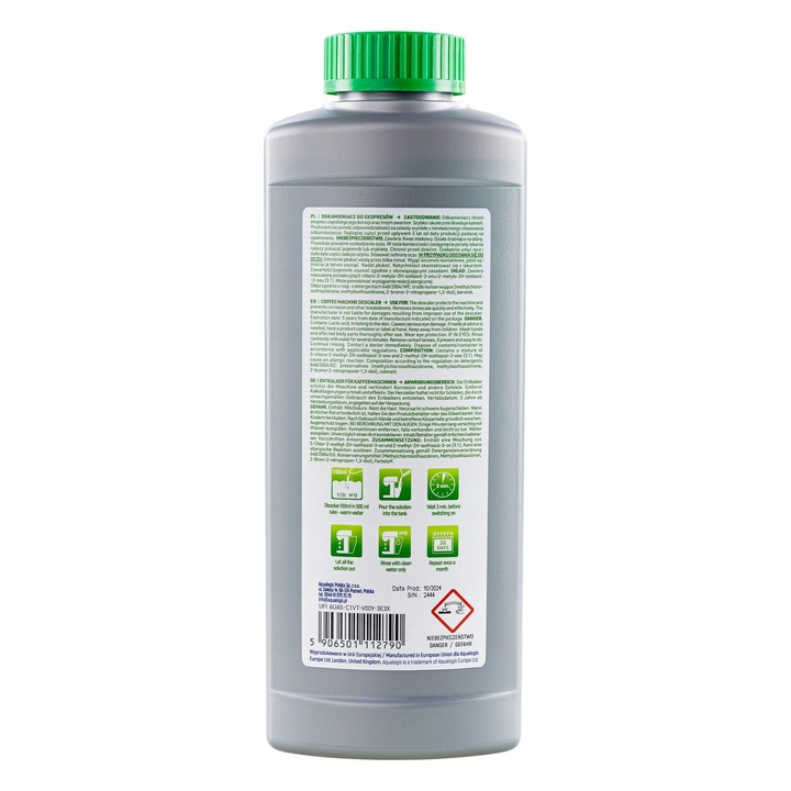 Odkamieniacz do ekspresów koncentrat odkamieniający Aqualogis 500ml 5
