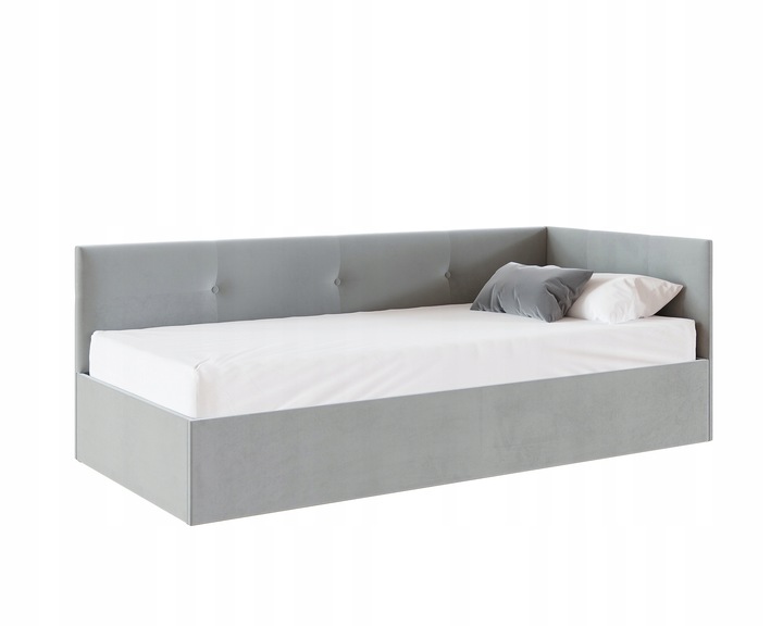 Łóżko młodzieżowe FREDDY z pojemnikiem podnoszonym 90x200 tapicerowane