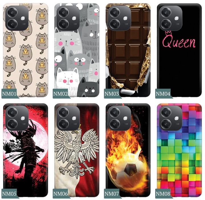 ETUI do OPPO A40 / A40M + SZKŁO HARTOWANE CASE WZORY