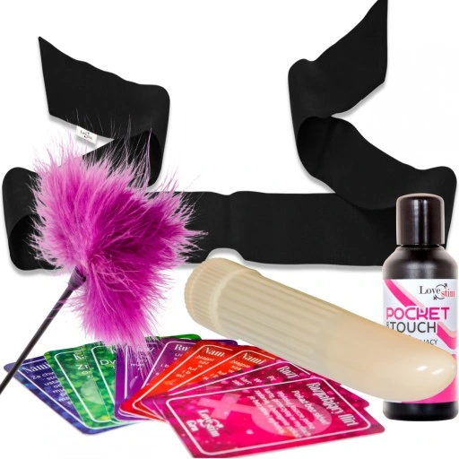 LOVESTIM NOWOCZESNA EKSKLUZYWNA GRA Z GADŻETAMI DL