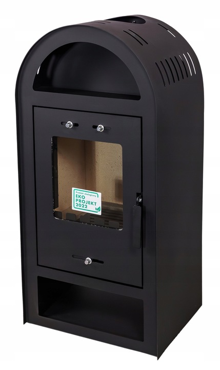 PIEC KOZA KOMINEK WOLNOSTOJĄCY STALOWY HESTIA + AKCESORIA KOMINKOWE