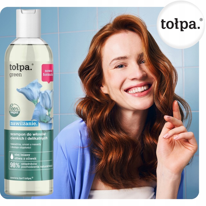 Szampon do Włosów Cienkich Delikatnych Zwiększający Objętość 300 ml Tołpa