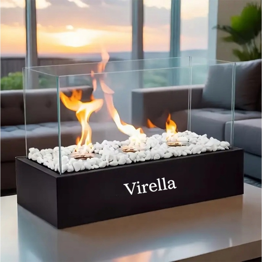 Virella Biokominek Wolnostojący Bezdymny Do Domu Ogrodowy Taras Bio Kominek