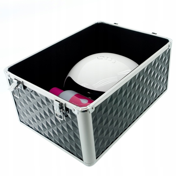 KUFEREK KOSMETYCZNY XL 3D DUŻY NA LAMPĘ LAKIERY