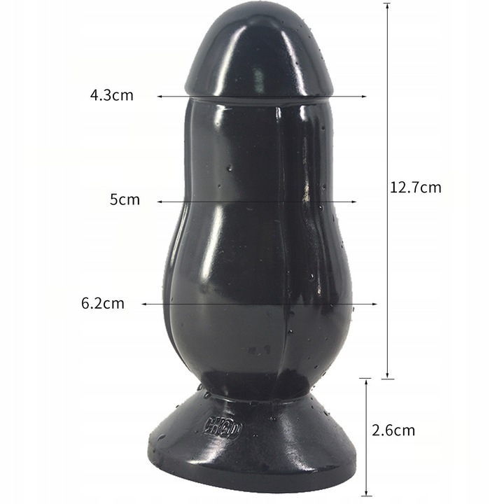 DUŻY KOREK ANALNY DILDO INTYMNE BUTT PLUG UNISEX FISTING