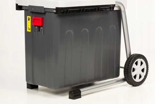 ROZDRABNIACZ do gałęzi FREZOWY NAC 2800W Rębak do 44mm + POJEMNIK 60l