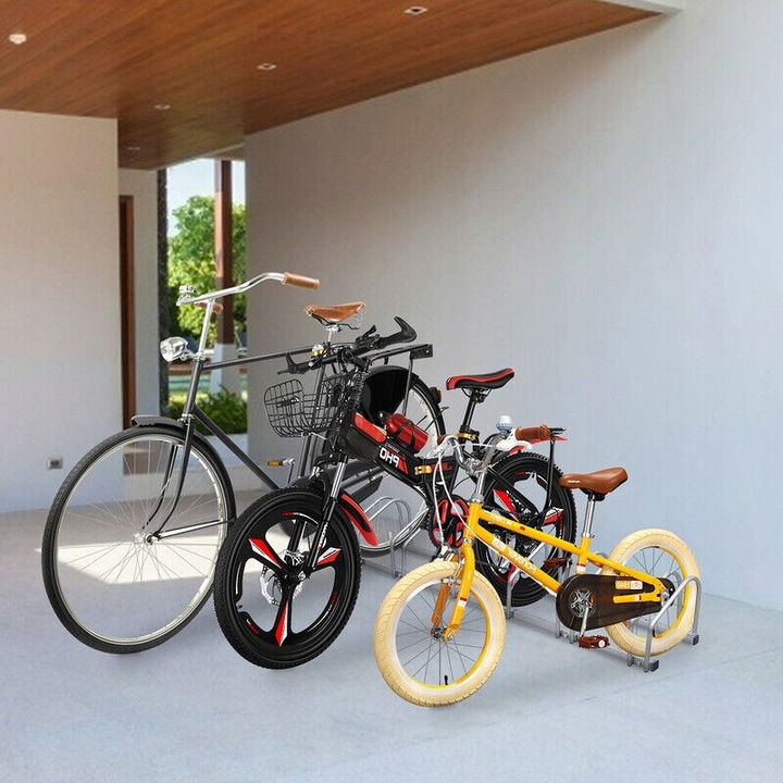 STOJAK NA 4 ROWERY PARKING ROWEROWY UCHWYT NA 4 STANOWISKA + UCHWYT GRATIS