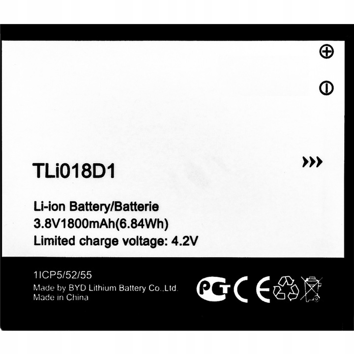 Nowa Bateria Do Alcatel Link Y858, Y858V, One Touch Pop 3, 5065 TLi018D1