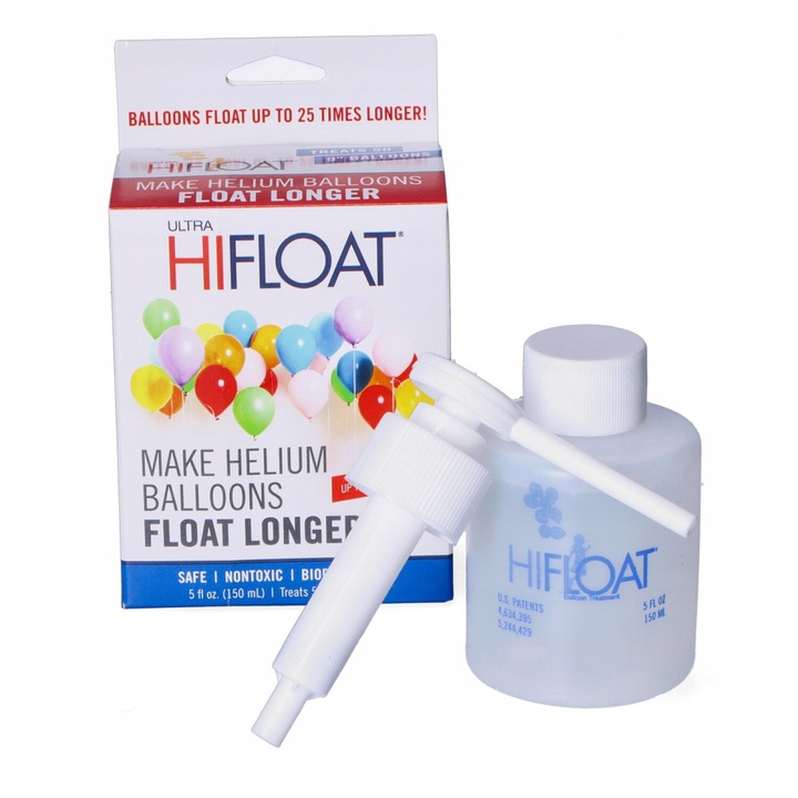 ŻEL klej USZCZELNIACZ HI-FLOAT 150ml BALONÓW Z HELEM z pompką ORYGINALNY