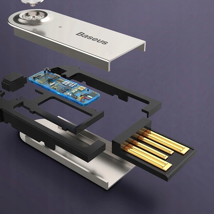 BASEUS ADAPTER ODBIORNIK AUDIO TRANSMITER BLUETOOTH DO SAMOCHODU USB