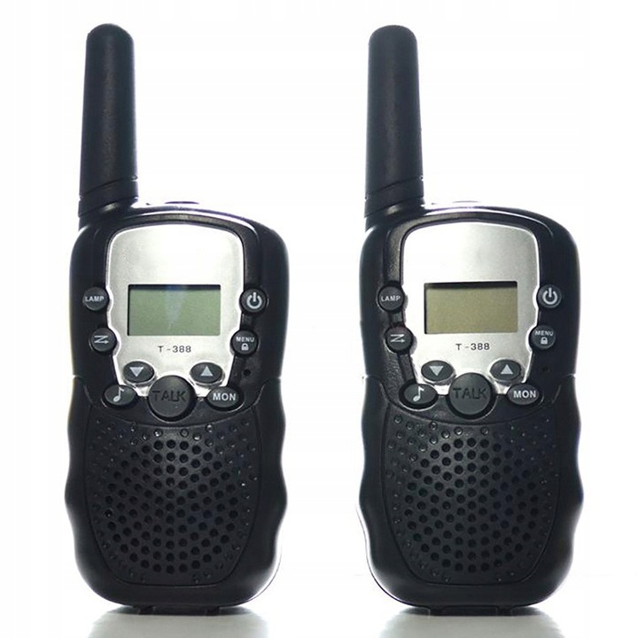 2X WALKIE TALKIE KRÓTKOFALÓWKI KRÓTKOFALÓWKA PMR Z LATARKĄ I WYŚWIETLACZEM