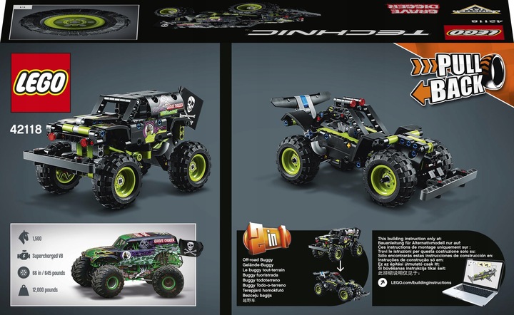 LEGO TECHNIC Monster Jam Grave Digger 42118