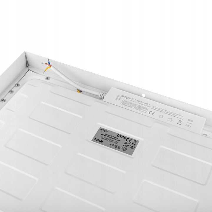 Panel LED Lampa sufitowa plafon 36W NATYNKOWY kaseton 40x40cm