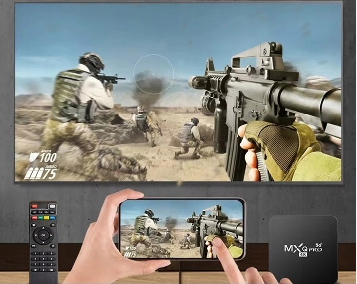 DEKODER ANDROID 7.1 SMART TV BOX 8GB MXQ PRO 4K ODTWARZACZ