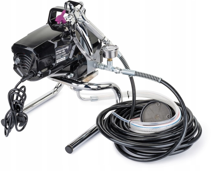 Agregat MALARSKI Pistolet Hydrodynamiczny 1200W Wąż 10M 1,5 L/min 220 BAR