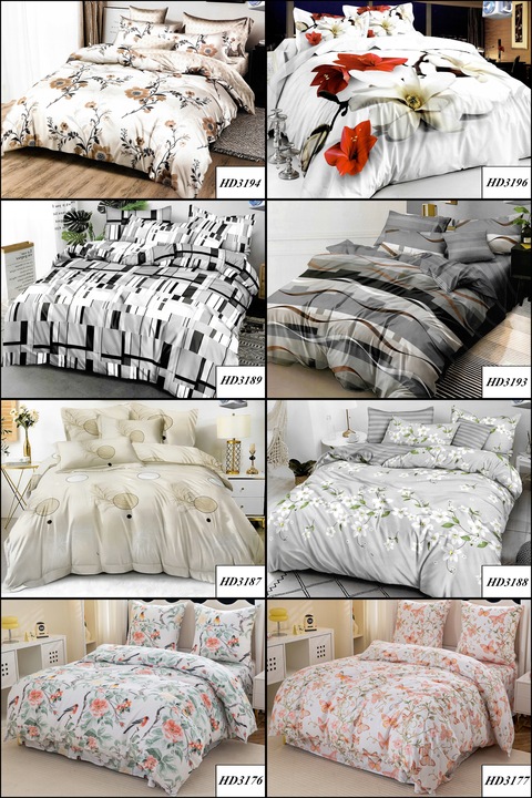 KOMPLET DWUSTRONNA POŚCIEL 180x200 +2 POSZEWKI + PRZEŚCIERADŁO DUŻO WZORÓW