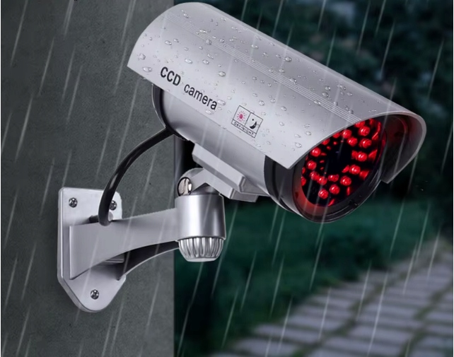 KAMERA ATRAPA IR LED MONITORING KAMERA ZEWNĘTRZNA ŚCIENNA Z DIODĄ MIGAJĄCA