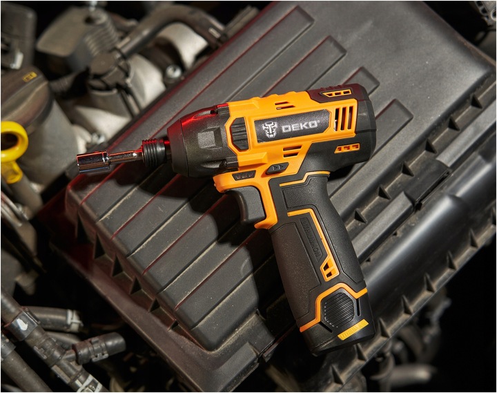 ZAKRĘTARKA UDAROWA AKUMULATOROWA KLUCZ UDAROWY 12V 100NM 1/4" BITY