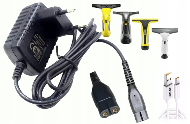 ZASILACZ ŁADOWARKA DO MYJKI DO OKIEN KARCHER WV2 WV5 I INNE + GRATIS