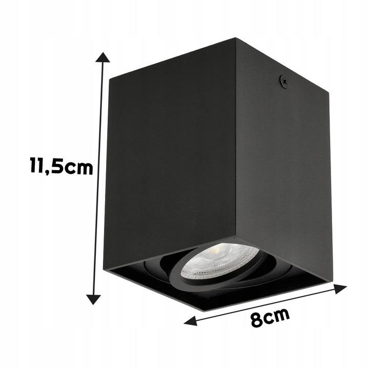 HALOGEN SUFITOWY OPRAWA NATYNKOWA LED RUCHOMA GU10