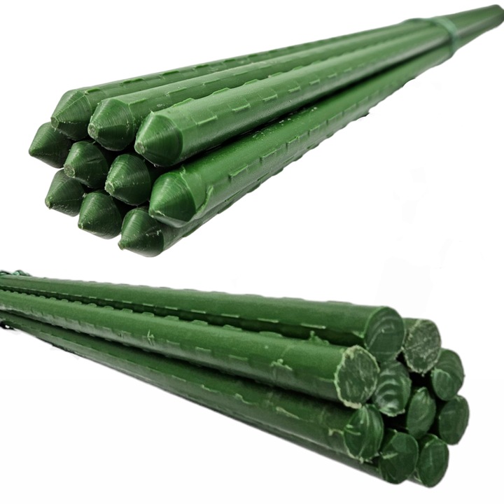 Podpora siatka do ogórków Pomidorów TYCZKA PALIK 7 Tyczek 150cm + Akcesoria