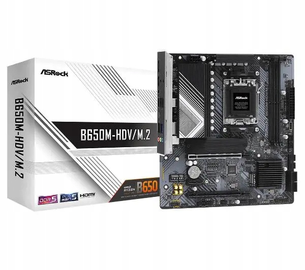 Płyta główna ASrock B650M-HDV/M.2 micro ATX AMD Ryzen AM5