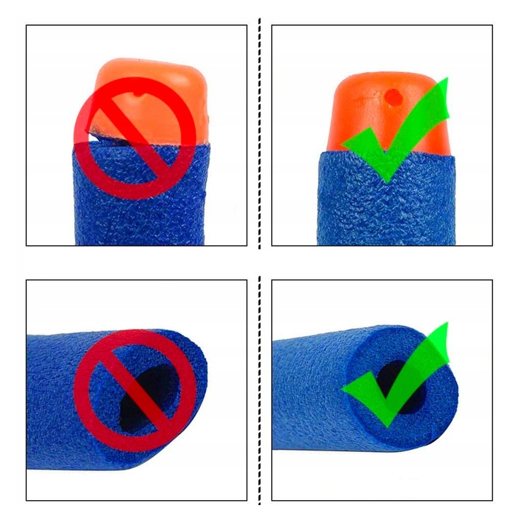 300 STRZAŁEK DO WYRZUTNI NERF N-STRIKE ELITE