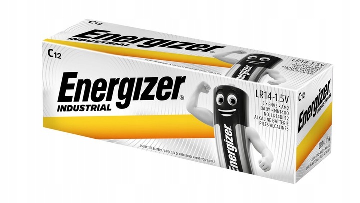 12 x BATERIA ENERGIZER INDUSTRIAL LR14 R14 C