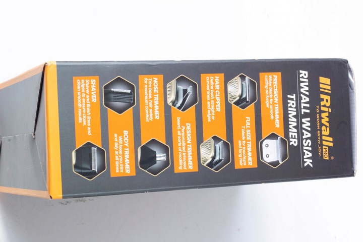 MASZYNKA DO STRZYŻENIA WŁOSÓW BRODY CIAŁA 7W1 TRYMER GOLARKA RIWALL