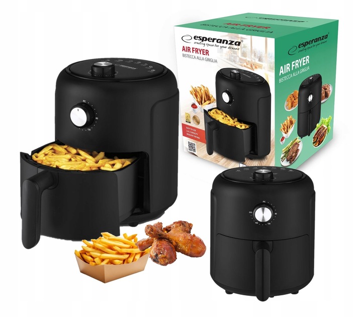 STYLOWA FRYTKOWNICA BEZTŁUSZCZOWA 2.6L FRYTOWNICA BEZ TŁUSZCZU OLEJU