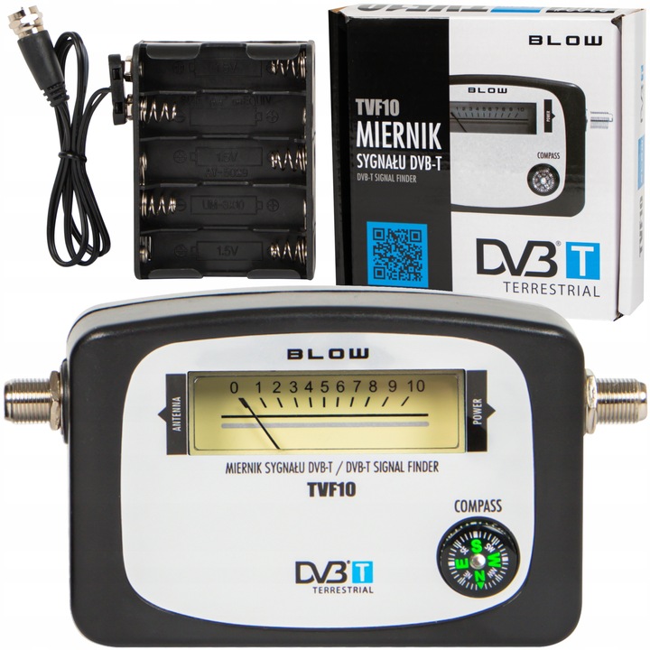 MIERNIK SYGNAŁU DVB-T SAT BLOW TVF10 SIGNAL FINDER TELEWIZJI NAZIEMNEJ