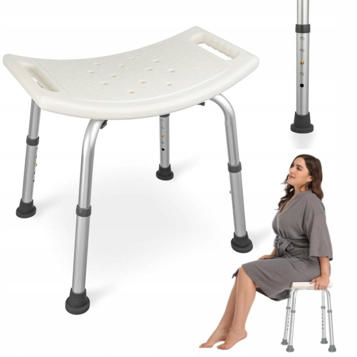 Stabilny taboret prysznicowy stołek pod prysznic do kąpieli dla seniora