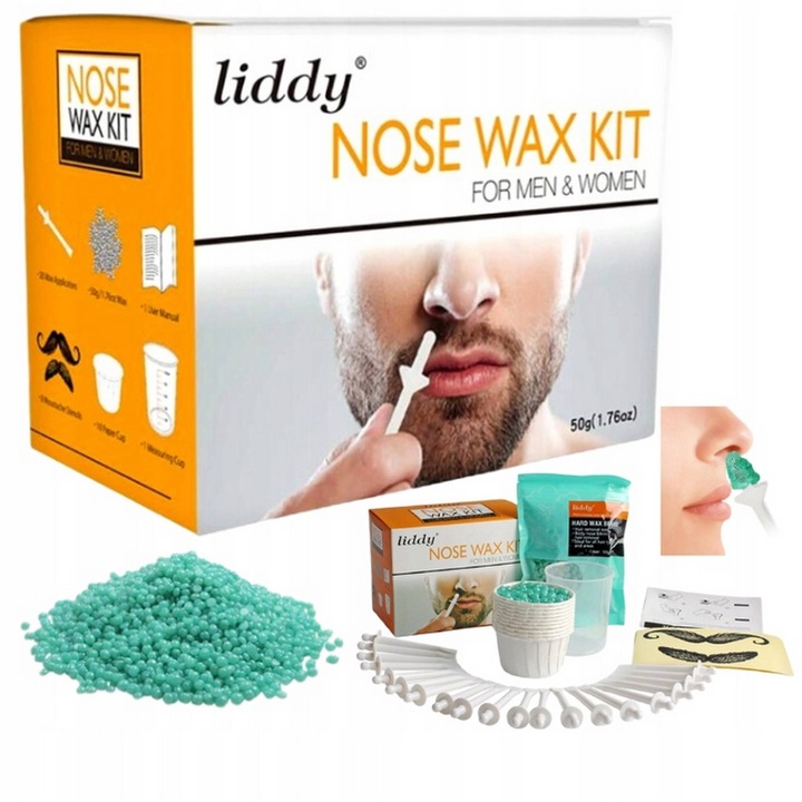 WOSK TWARDY DROPSY DO DEPILACJI BEZPASOWEJ NISKOTEMPERATUROWY 5X100 g