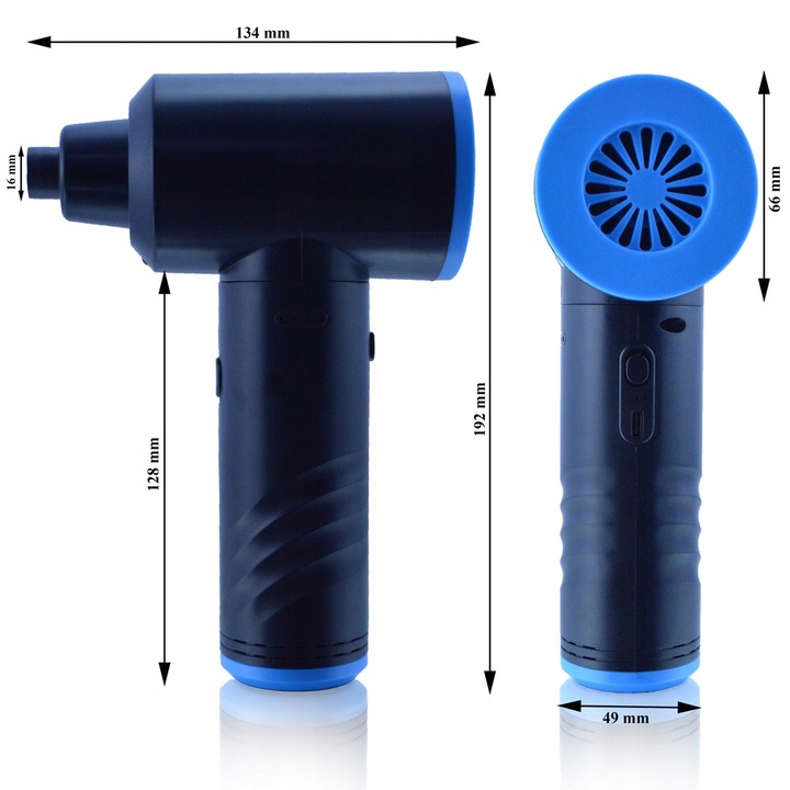 AABCOOLING TORNADO AIR MOCNA DMUCHAWA USUWANIE KURZU SPRĘŻONE-POWIETRZE