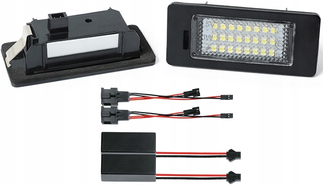 OŚWIETLENIE LED PODŚWIETLENIE TABLICY REJESTRACYJNEJ Audi A4 S4 B8 A5 S5 A7