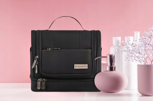 Kosmetyczka podróżna wisząca z haczykiem pojemna organizer kuferek ZAGATTO