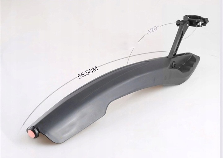 BŁOTNIKI ROWEROWE ZESTAW KOMPLET PRZÓD TYŁ WACHLARZE 26 27 28 29 CZARNY