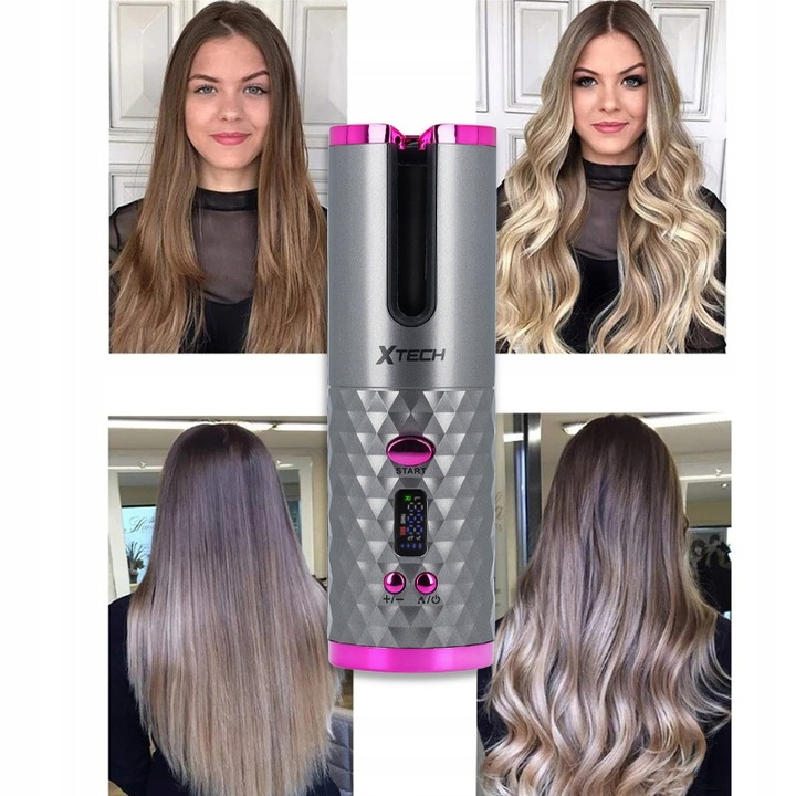 LOKÓWKA DO WŁOSÓW AUTOMATYCZNA CERAMICZNA LCD CURL