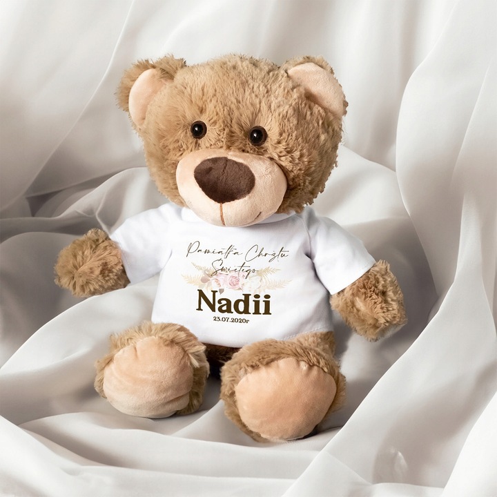 MIŚ NA CHRZEST PAMIĄTKA CHRZTU ŚWIĘTEGO PREZENT CHRZEST IMIĘ DZIECKA