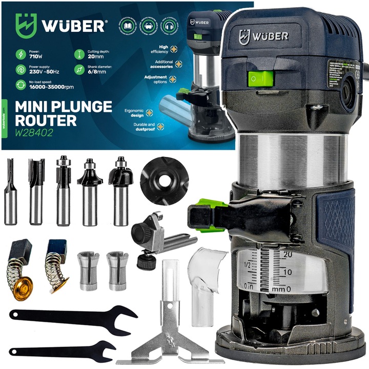 FREZARKA GÓRNOWRZECIONOWA DO DREWNA WYCINARKA Z REGULACJĄ OBROTÓW