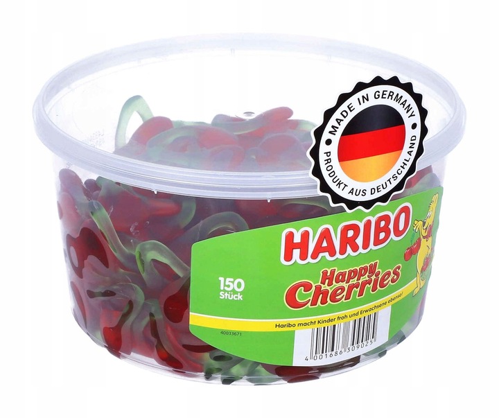 Żelki Haribo Happy Cherries 1,2 kg