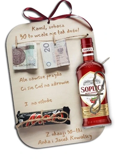 Prezent na 30 40 50 60 70 urodziny dla mężczyzny